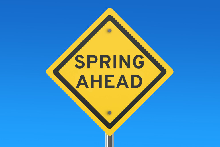 Spring Ahead road sign Matchmaker Logistics
